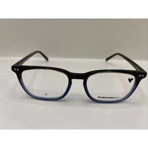 Marchon NYC Eyeglasses M-3509 206 Brown/Blue Designer Demo Lens Brown 51-17-145